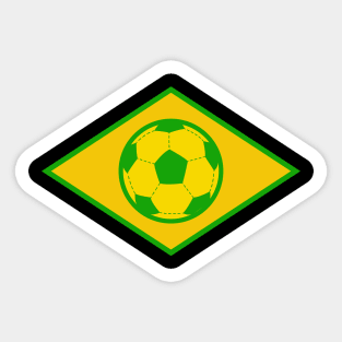 Brazil Country And Flag Sticker